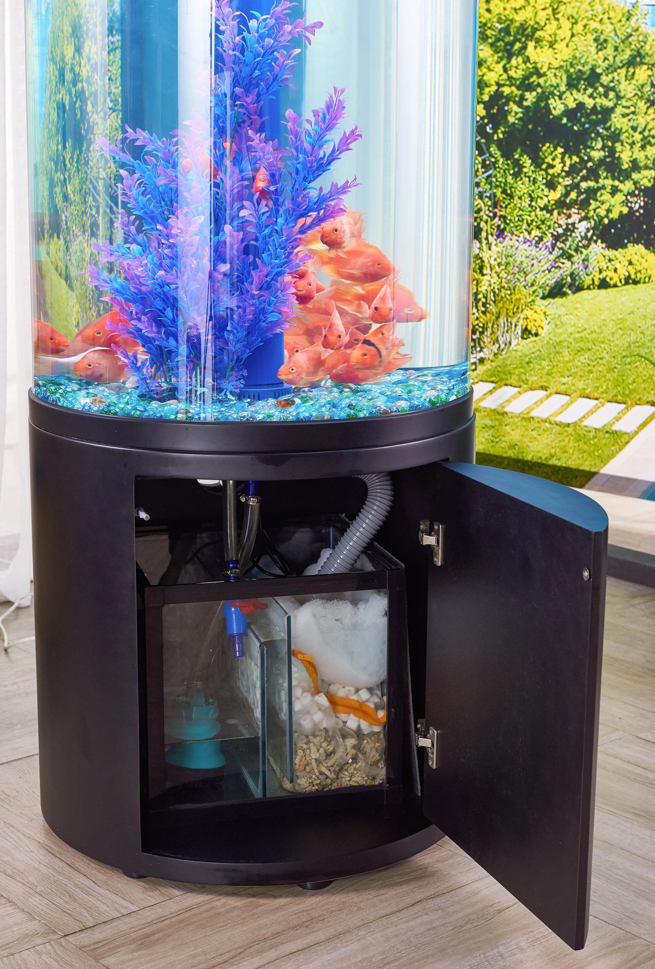 Oceanson V5-O80 80cm (D) Aquarium Round Tank with Stand and Sump - Image 3